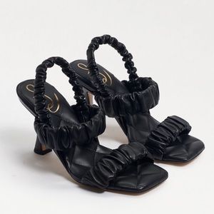 SAM EDLEMAN MARLENA PADDED STRAP HEEL | Size 9